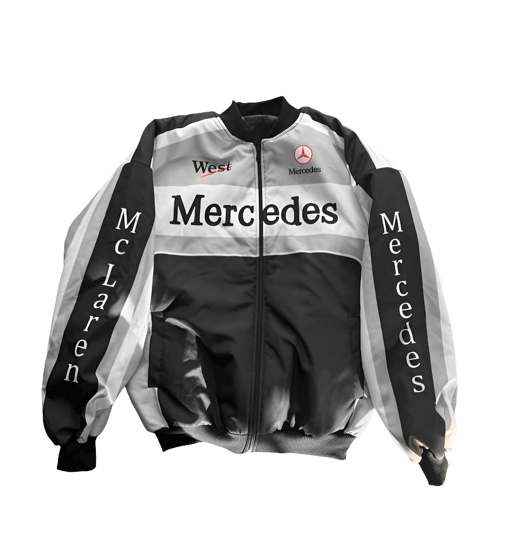 Mercedes-Benz McLaren ジャケット Mercedes McLaren Black Racing Jacket | Mercedes Vintage Jacket