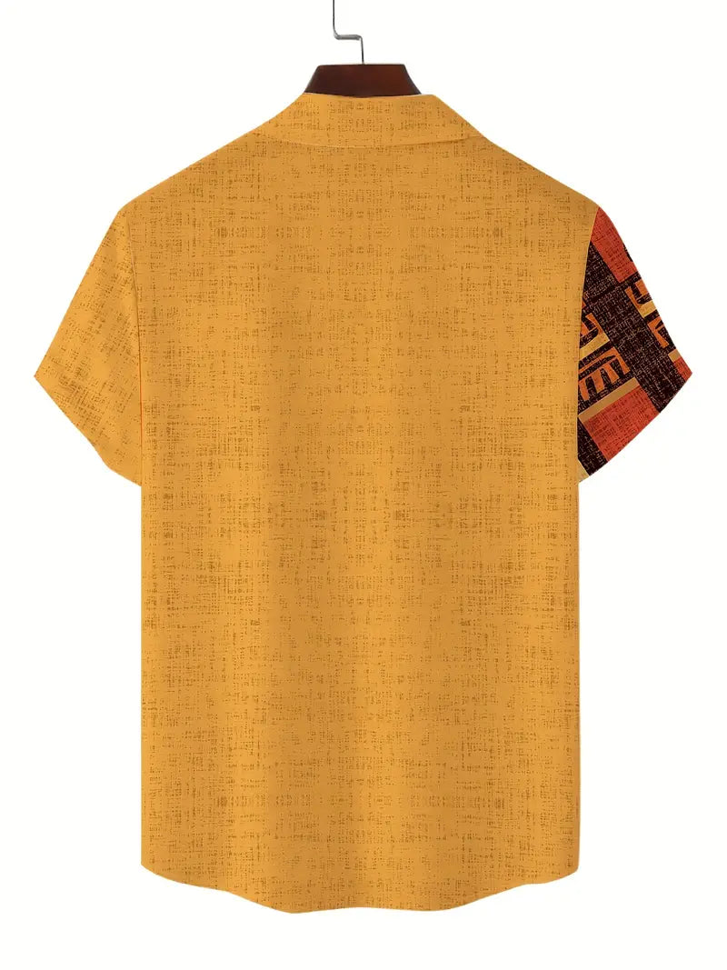 Ochre Yellow Tribal Totem Shirt