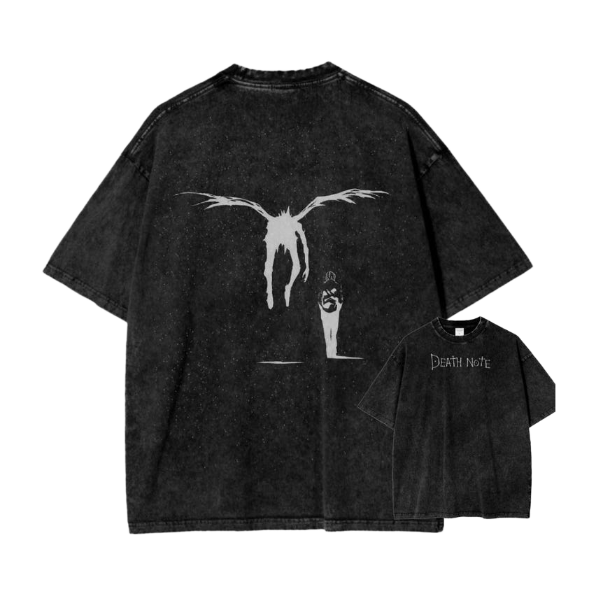 Merge Genius and Mischief with L & Ryuk’s Dynamic Duo Oversized Tee