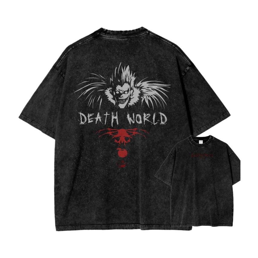 Step into the World of Death Note with the Book of Fate Oversized Tee