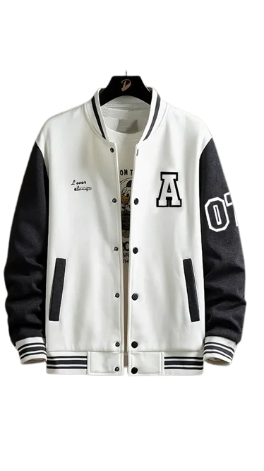 The 'A' Game: Style & Comfort in Every Play Varisity Jacket