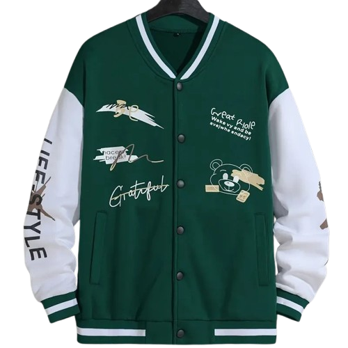 Bear-y Cool Varsity Jacket