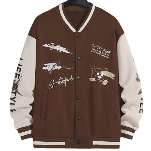 Bear-y Cool Varsity Jacket