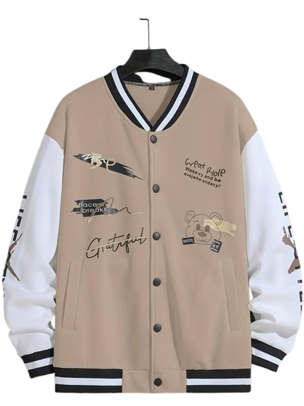 Bear-y Cool Varsity Jacket