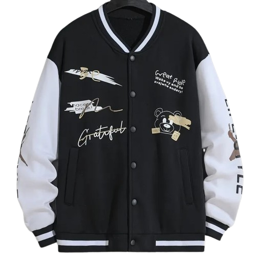 Bear-y Cool Varsity Jacket