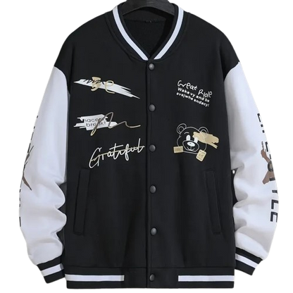 Bear-y Cool Varsity Jacket