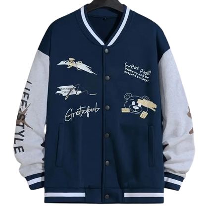 Bear-y Cool Varsity Jacket