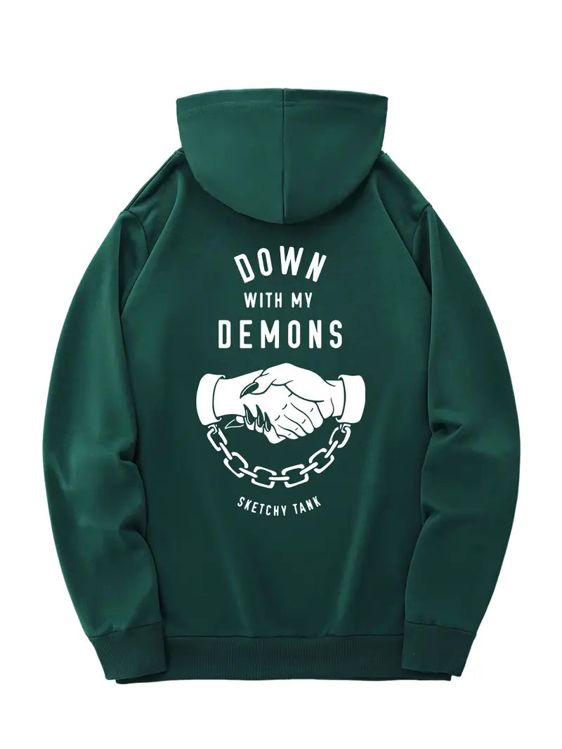 Rise Together – Down With Demon Chained Hands Hoodie