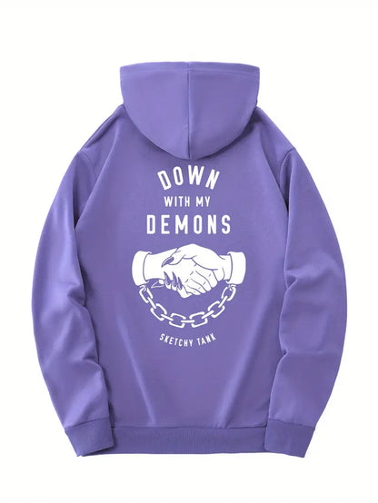 Rise Together – Down With Demon Chained Hands Hoodie