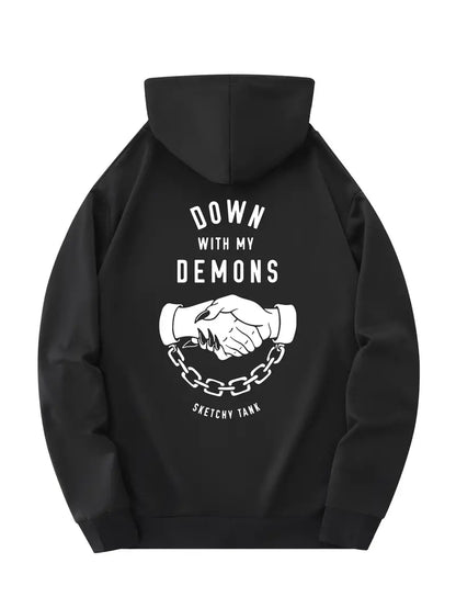 Rise Together – Down With Demon Chained Hands Hoodie