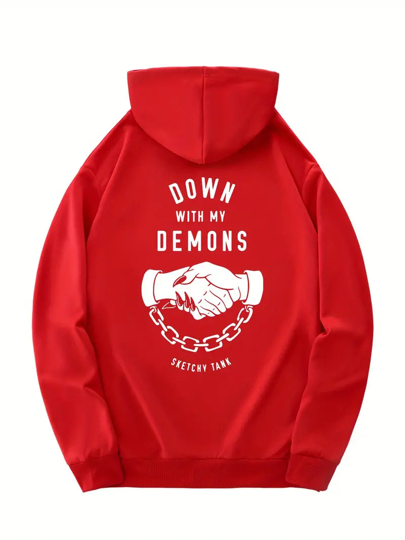 Rise Together – Down With Demon Chained Hands Hoodie