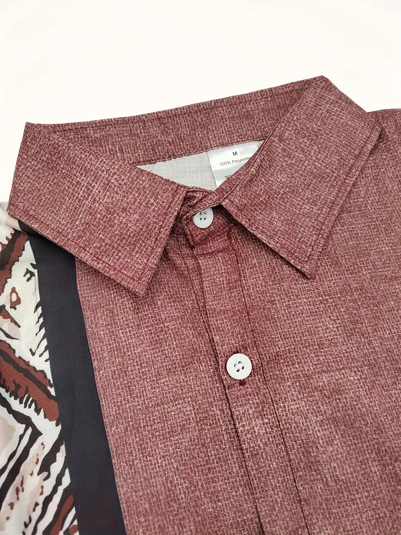 Desert Sun Geo-Panel Camp Shirt