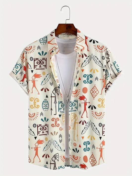 Paleolithic Prowess Print Shirt