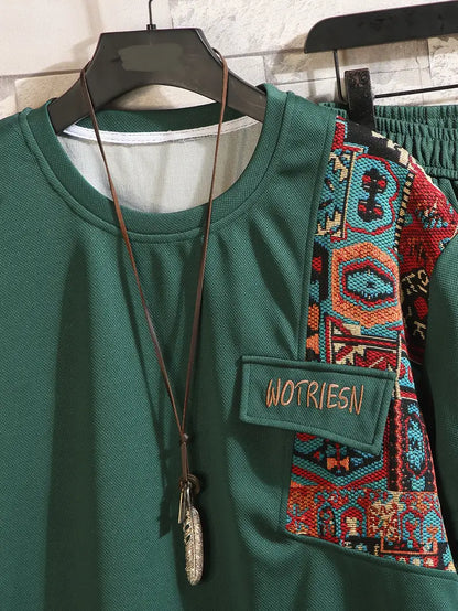 Forest Geo-Pocket Tee