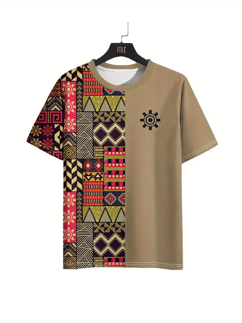 Adinkra Gear Block Tee