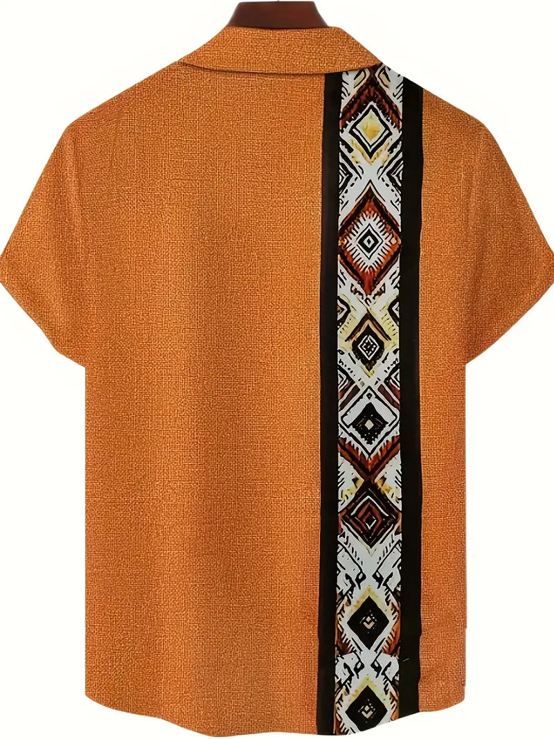 Desert Sun Geo-Panel Camp Shirt