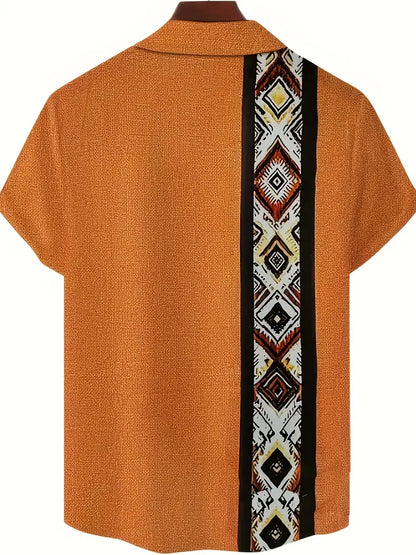 Desert Sun Geo-Panel Camp Shirt