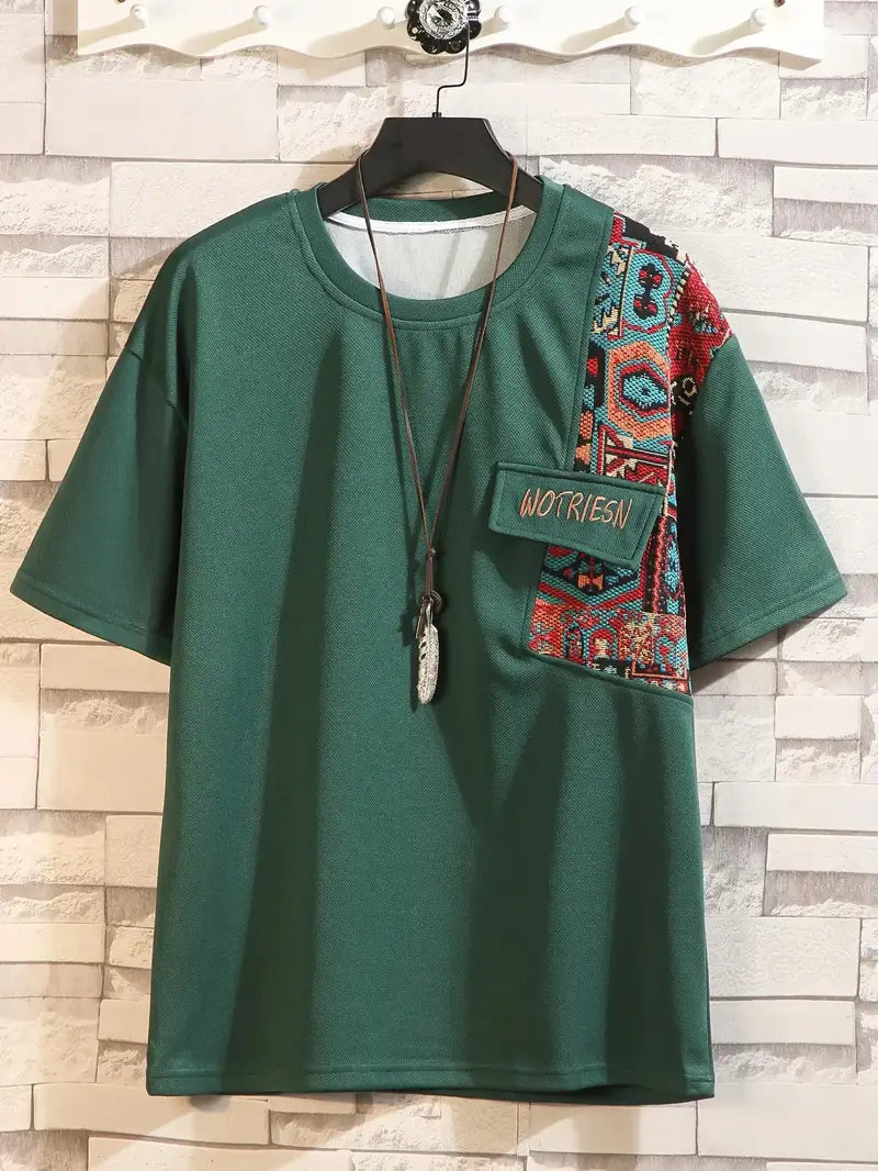 Forest Geo-Pocket Tee