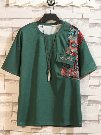 Forest Geo-Pocket Tee