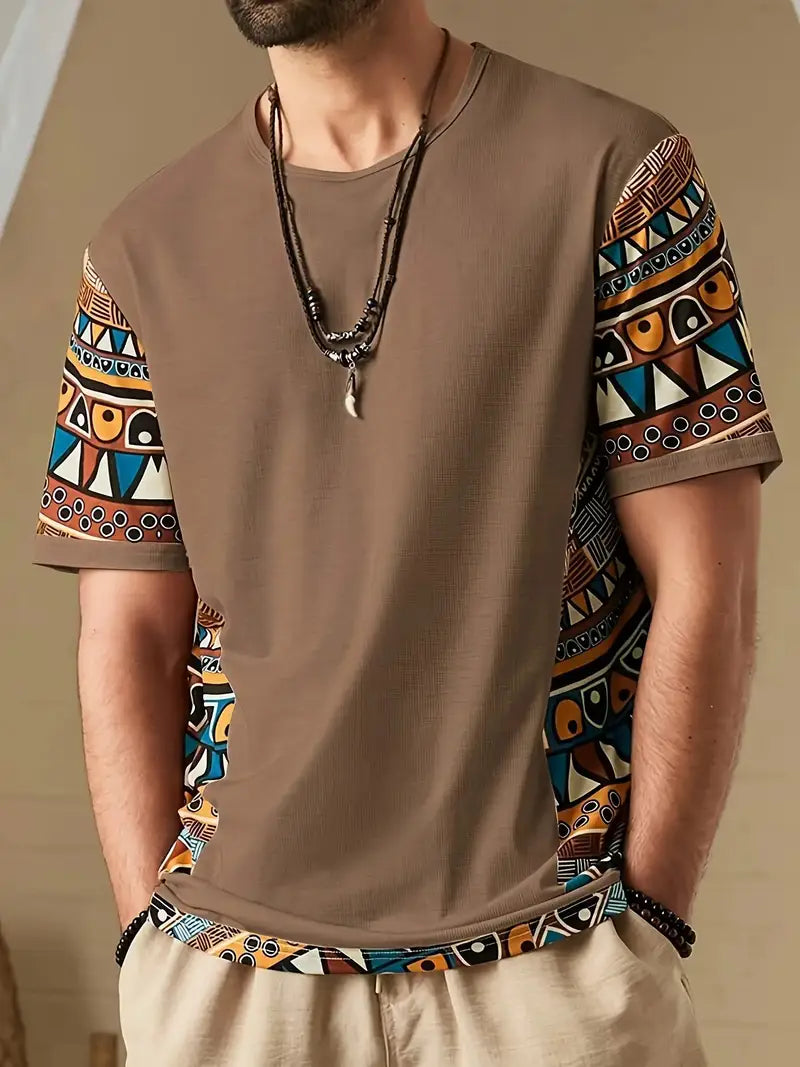 Earth Tone Tribe Sleeve Tee