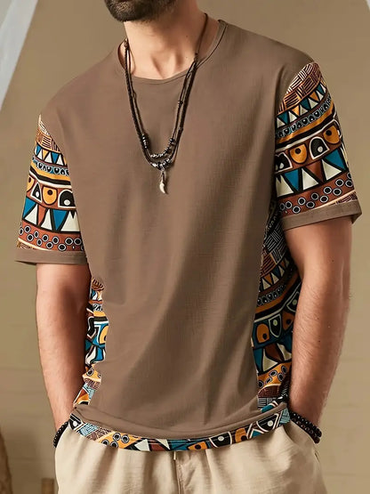 Earth Tone Tribe Sleeve Tee
