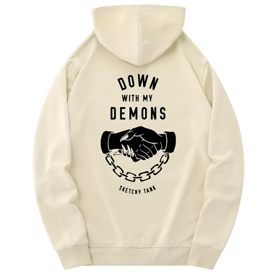 Rise Together – Down With Demon Chained Hands Hoodie