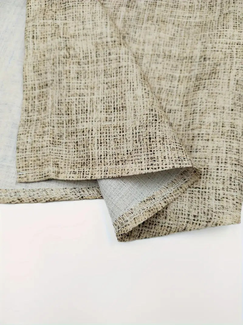 Kokopelli & Earth-Tone Tribal Panel Shirt