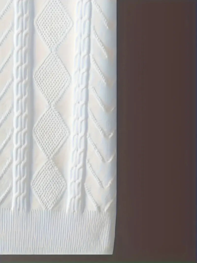 Men'S Premium Jacquard Twist Knit TShirt - Casual Crew Neck, Short Sleeve Knit Fabric Tee