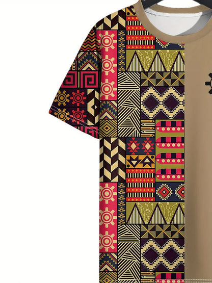 Adinkra Gear Block Tee