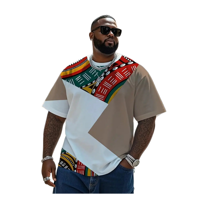 Abstract Earth Block Tee