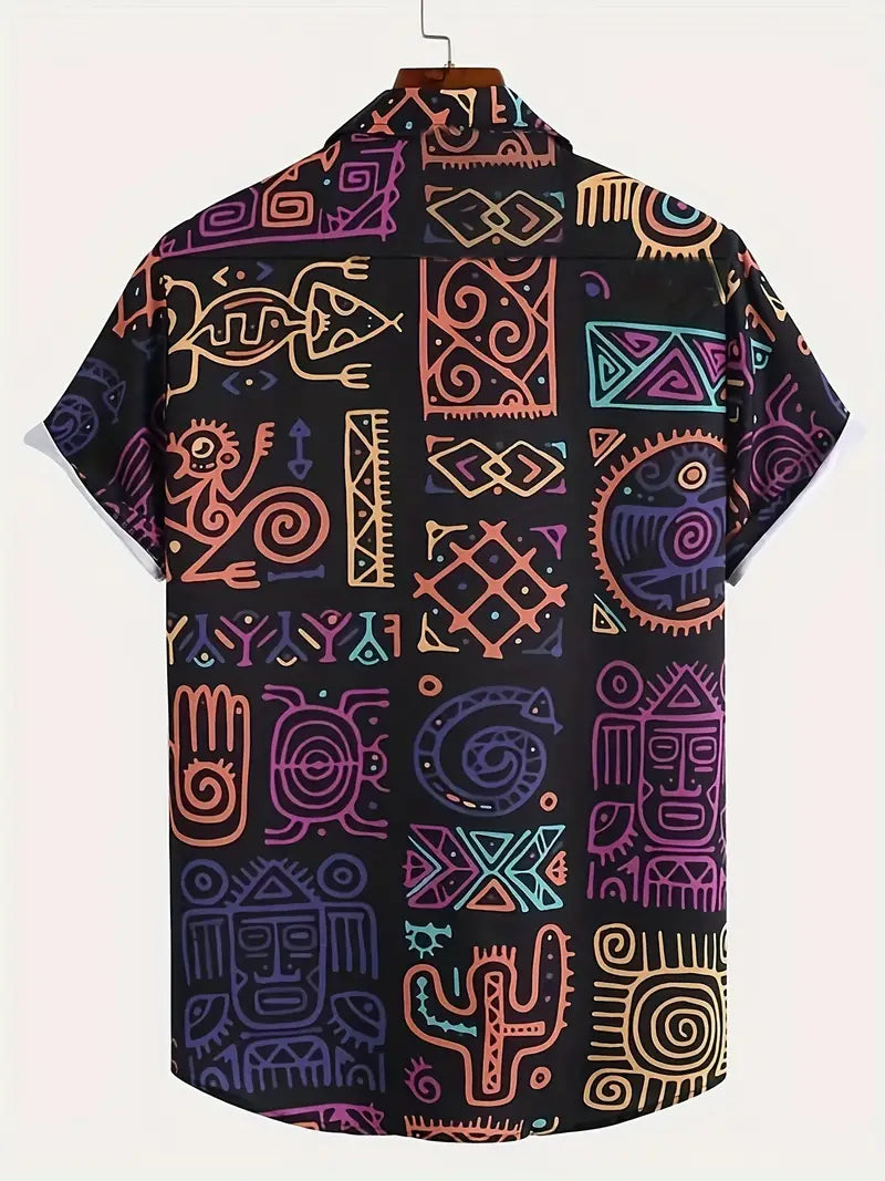 Neon Ancestral Doodle Shirt