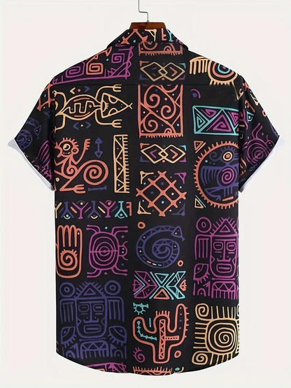 Neon Ancestral Doodle Shirt