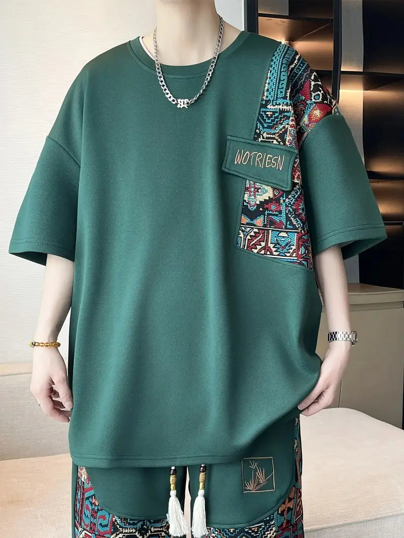 Forest Geo-Pocket Tee