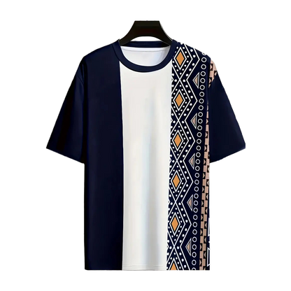 Aztec Split Panel Tee