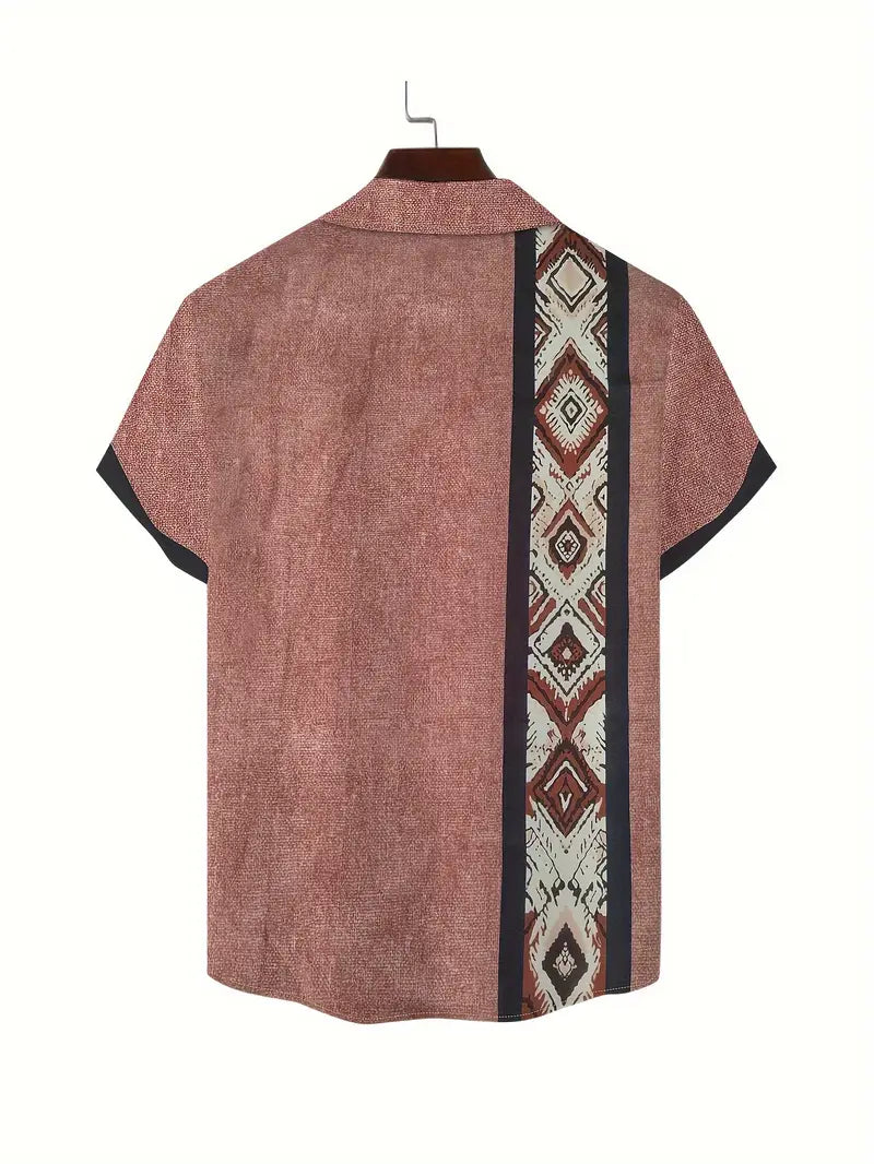 Desert Sun Geo-Panel Camp Shirt