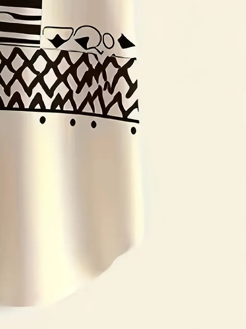 Monochromatic Earth Patchwork Shirt