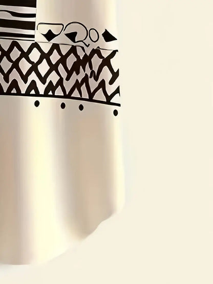 Monochromatic Earth Patchwork Shirt