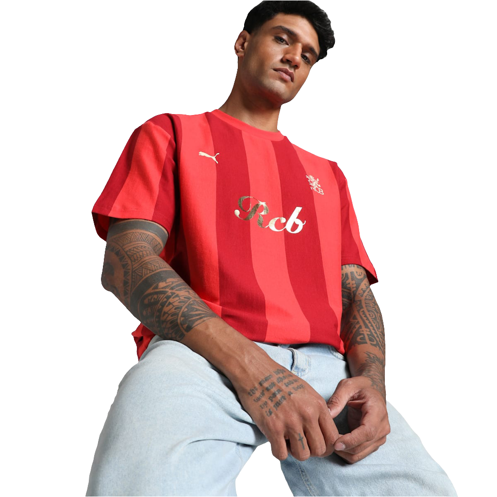 Play Bold, Dress Bolder: RCB x PUMA Oversized Tee