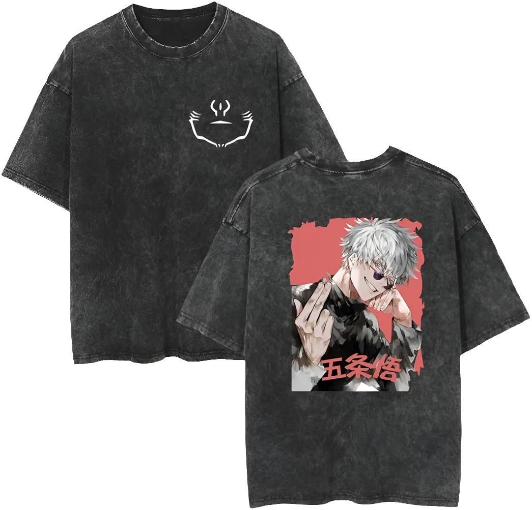 The Six Eyes Sorcerer Gojo Satoru Oversized tees