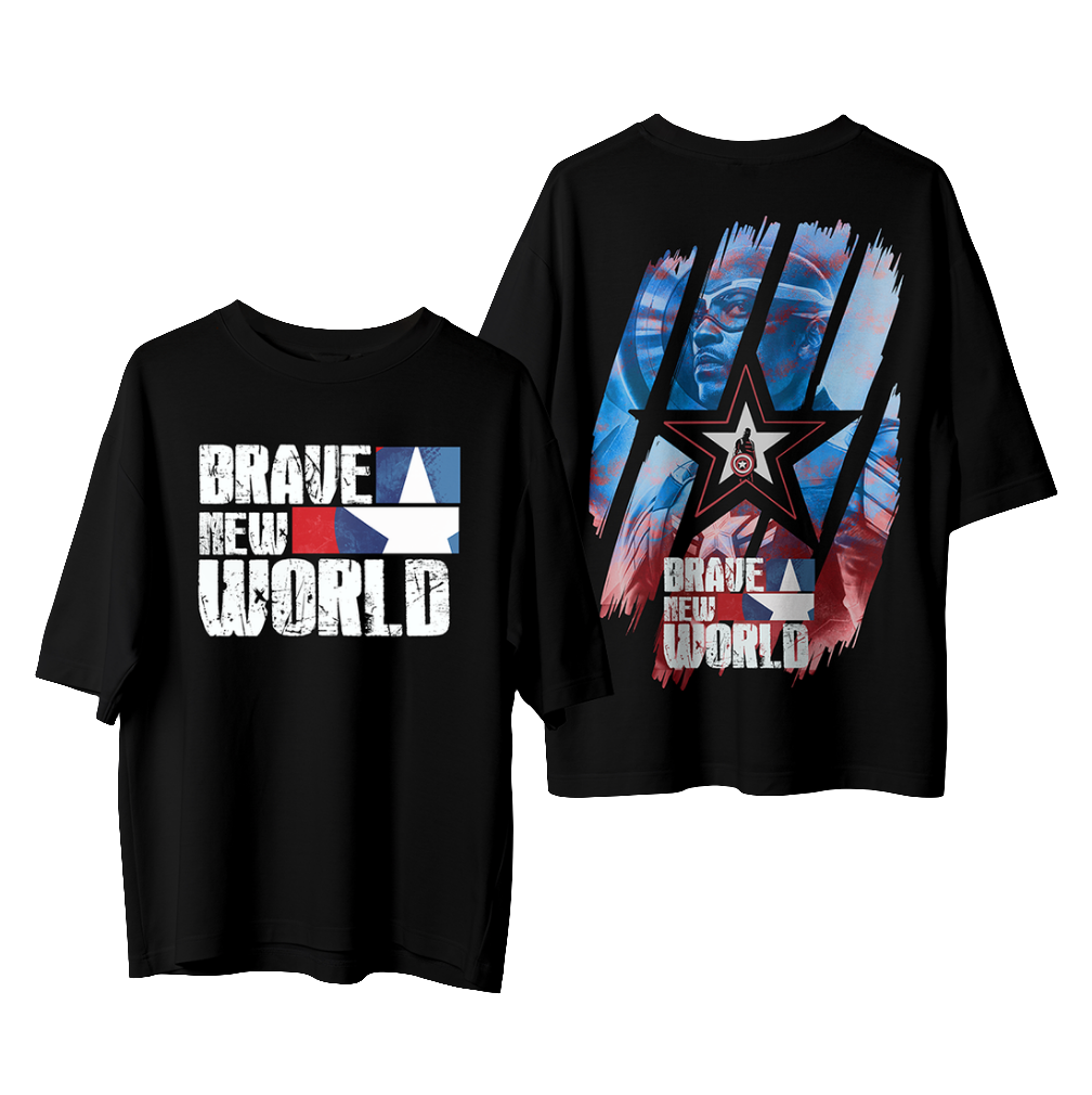 Legacy of the Shield – Captain America Brave New World Oversized Tee