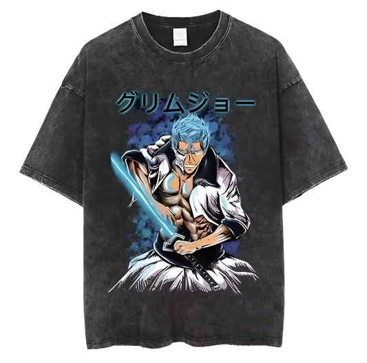 The Ferocious Espada Grimmjow Jaegerjaquez from Bleach Oversized Tees