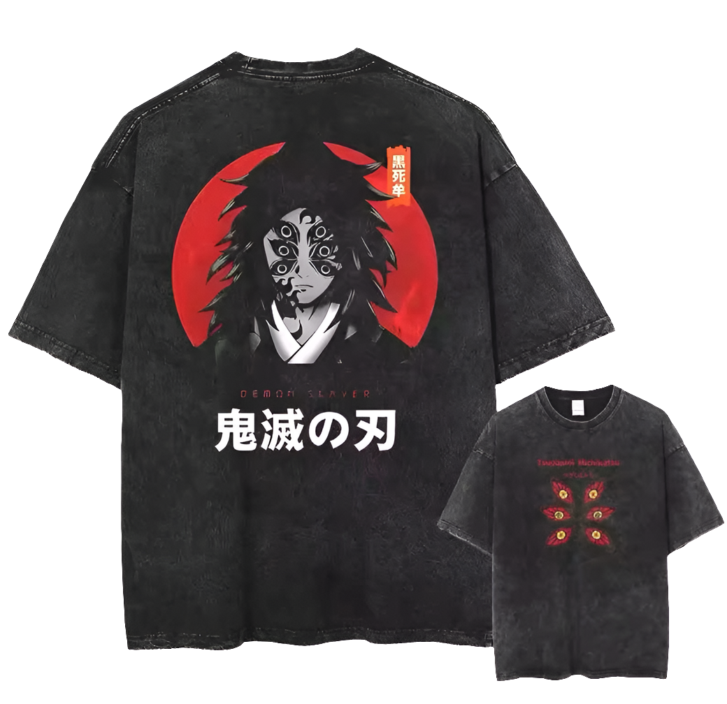 The Immortal Kokushibo from Demon Slayer Oversized Tee