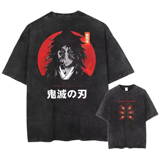 The Immortal Kokushibo from Demon Slayer Oversized Tee