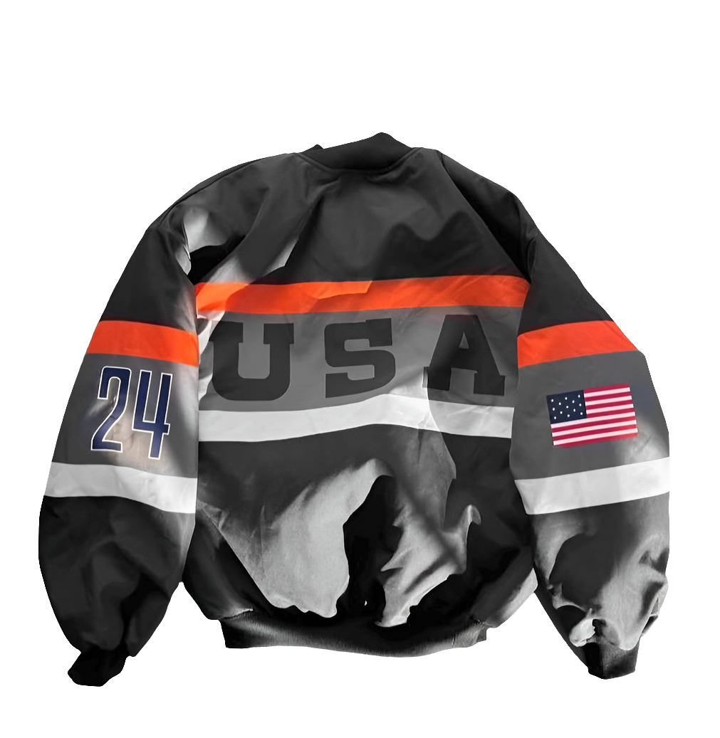 Patriotic Spirit: USA Olympic Racing Jacket