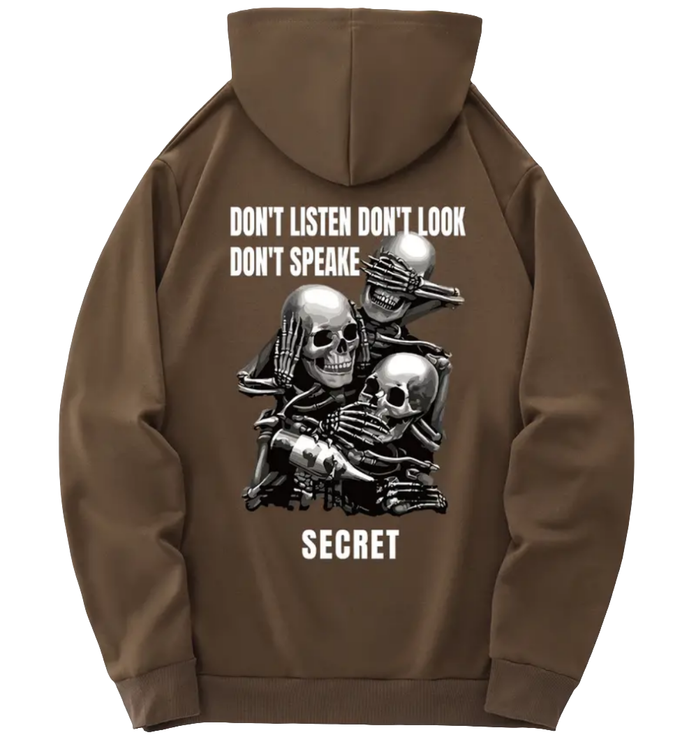 Secret Society Skull Hoodie