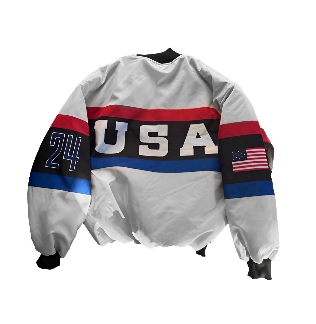 Patriotic Spirit: USA Olympic Racing Jacket