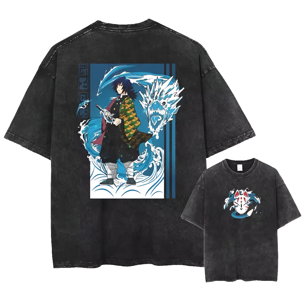 The Water Hashira from Demon Slayer Oversized Tee