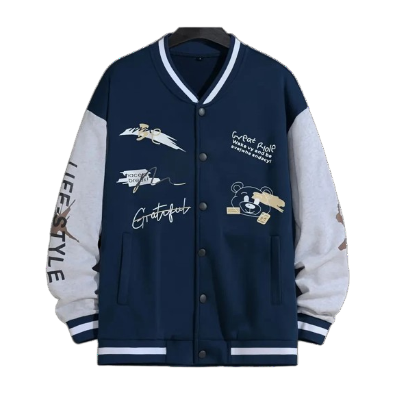 Bear-y Cool Varsity Jacket