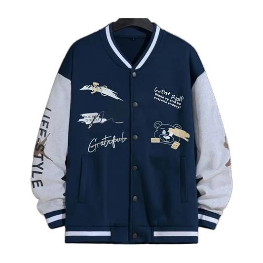 Bear-y Cool Varsity Jacket