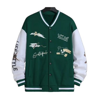 Bear-y Cool Varsity Jacket